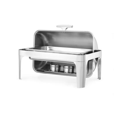 Chafing Rolltop, GN 1/1, HENDI, 9L, 660x490x(H)460mm | 470305